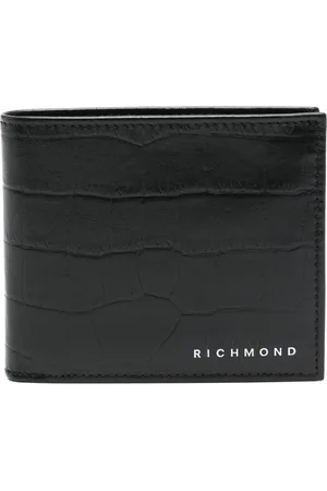 John Richmond Cartera con logo en relieve