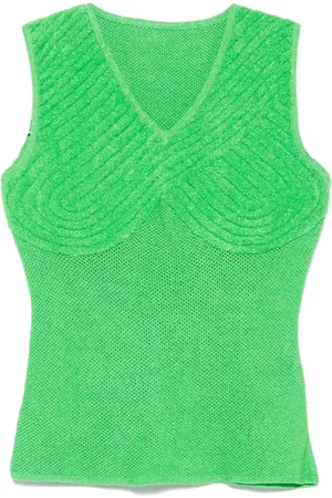 Isa Boulder Top con cuello en V
