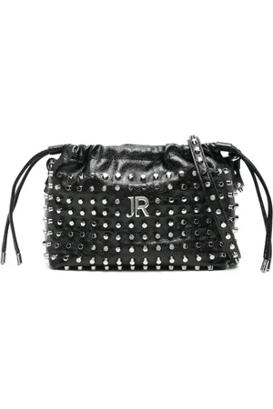 John Richmond Bolsa de hombro con apliques