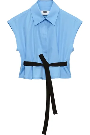 Msgm Blusa con cinturón