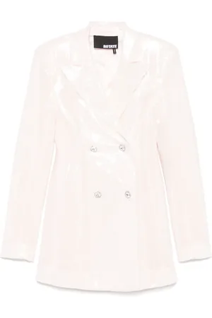 ROTATE Vestido corto estilo blazer con lentejuelas