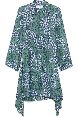 Lanvin Vestido midi con estampado floral