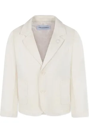 Trussardi Blazer con logo bordado