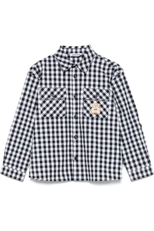 Moschino Camisa con cuadros estampados