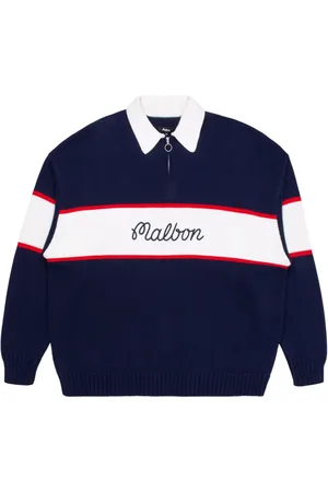 Malbon Golf Suéter estilo playera tipo polo Bennett