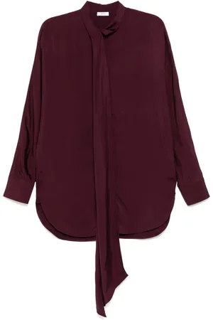 Salvatore Ferragamo Camisa con detalle de agujetas