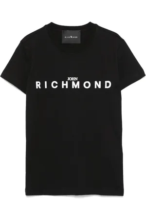 John Richmond Playera con logo estampado