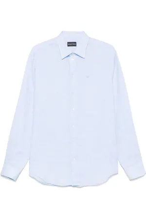Emporio Armani Camisa con logo bordado