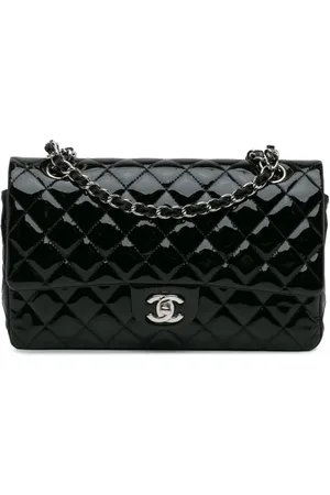 CHANEL Bolsa de hombro Medium Classic Patent Double Flap 2013-2014