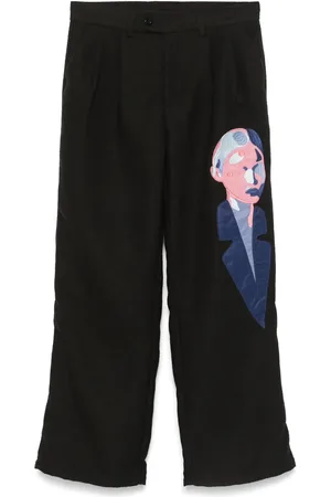 KIDSUPER STUDIOS Pants con detalle de parche