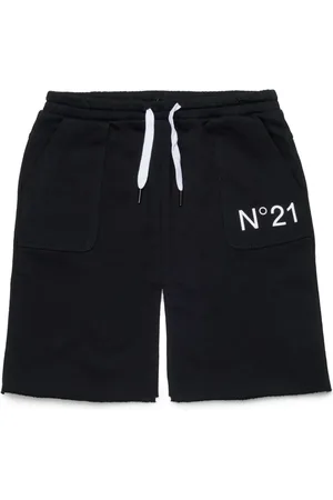 Nº21 Shorts con logo estampado
