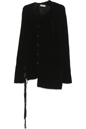 YOHJI YAMAMOTO Cárdigan asimétrico
