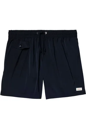 Fursac Shorts de playa con aplique del logo
