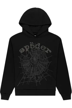 Sp5der Hoodie OG Web Black