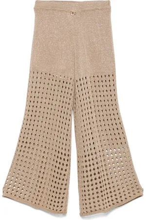 Twin-Set Pantalones tejidos de lurex
