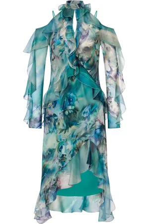 Alberta Ferretti Vestido con estampado floral