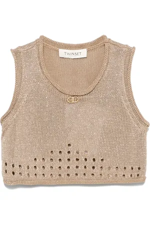 Twin-Set Top tejido de lurex