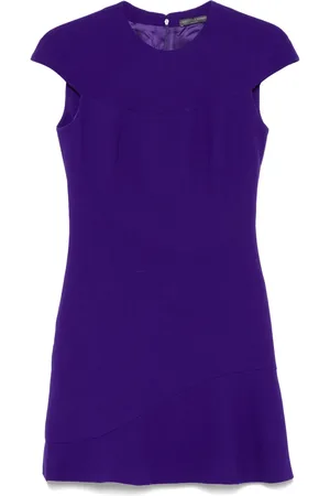 Alexander McQueen Vestido corto de lana 2000