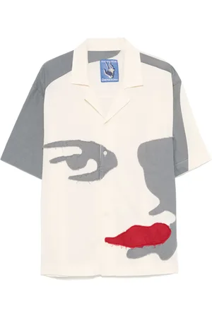 KIDSUPER STUDIOS Camisa con diseño patchwork