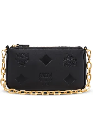 MCM Bolsa de hombro con logo en relieve