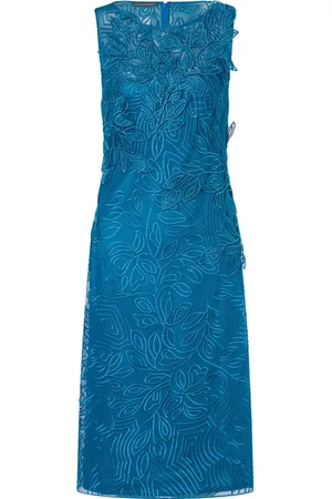 Alberta Ferretti Vestido midi con bordado inglés