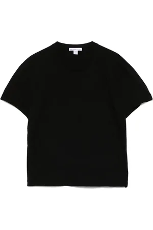 James Perse Playera con cuello redondo