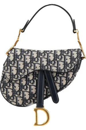 Dior Bolsa satchel Mini Oblique Canvas Saddle Bag 2020