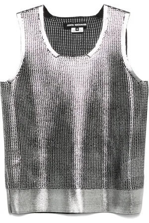 JUNYA WATANABE Camiseta con acabado metalizado