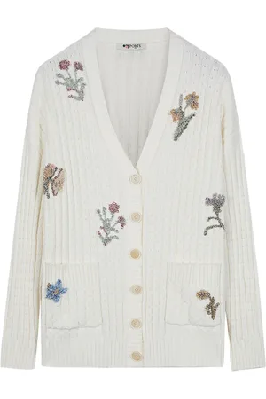 PORTS 1961 Cárdigan con aplique floral