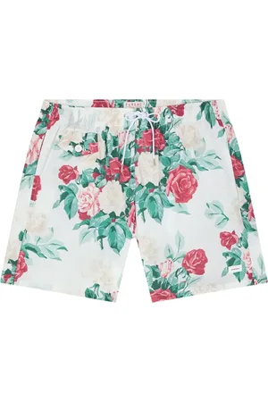 Fursac Shorts de playa con estampado floral