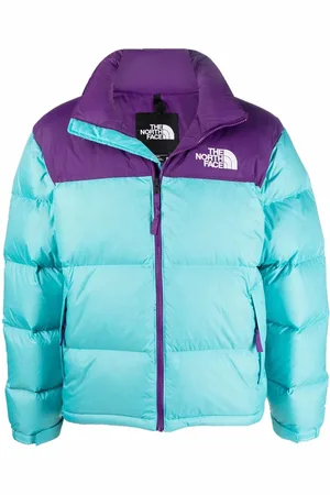 The North Face Chamarra capitonada con diseño color block