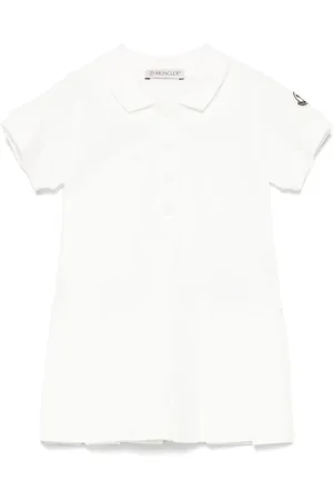 Moncler Vestido con falda plisada
