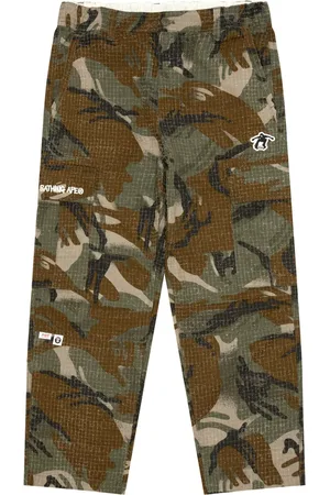 A Bathing Ape Pants con estampado militar