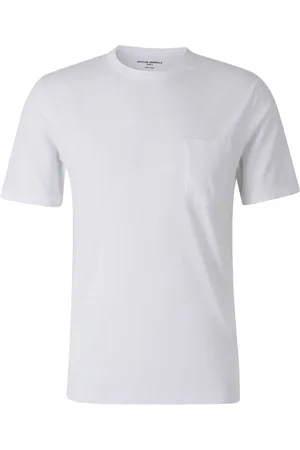OFFICINE GENERALE Playera con bolsillo de parche