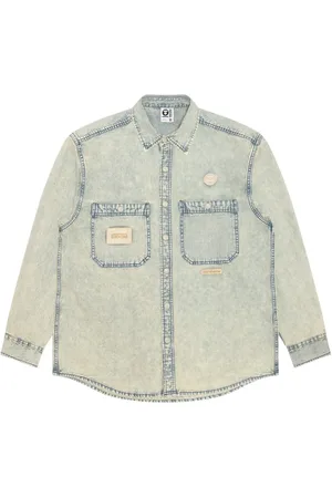 A Bathing Ape Camisa con parche del logo