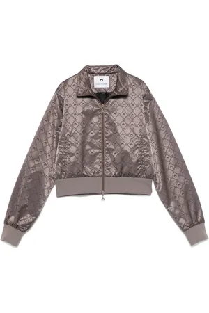 Marine Serre Chamarra deportiva en jacquard