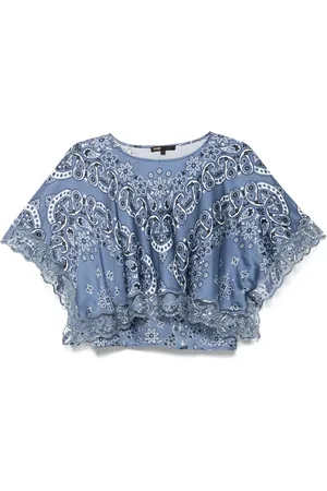 Maje Blusa con estampado de bandana