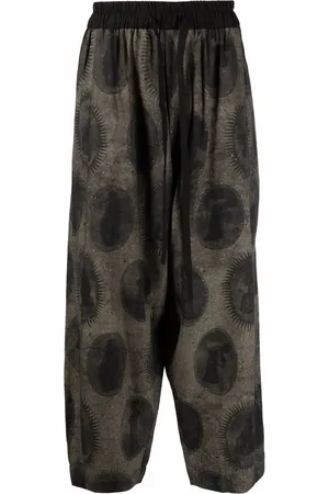 ZIGGY CHEN Pantalones anchos con estampado gráfico