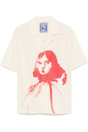KIDSUPER STUDIOS Camisa con estampado de caras