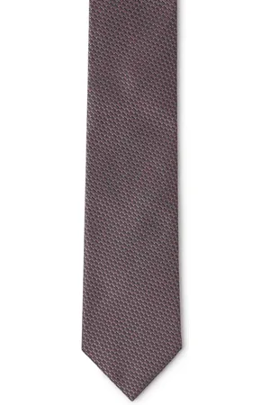 Ermenegildo Zegna Corbata con motivo geométrico