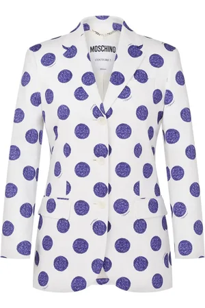 Moschino Blazer con estampado de lunares