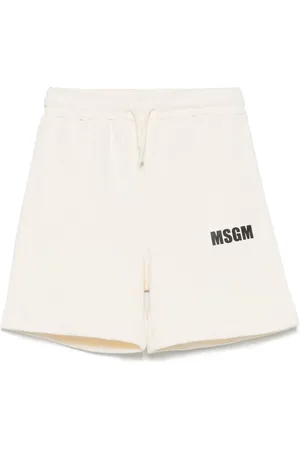 Msgm Bermudas con logo estampado