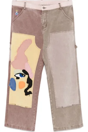 KIDSUPER STUDIOS Jeans con diseño patchwork