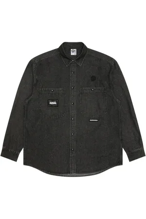 A Bathing Ape Camisa con parche del logo