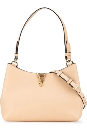 VERSACE Bolsa satchel Small Leather Virtus Hobo 2000-2024