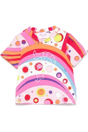 PUCCI Junior Playera con estampado Iride