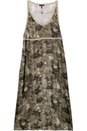 R13 Vestido con cuello redondo