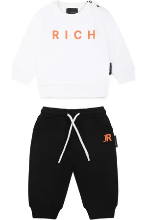John Richmond Traje deportivo con logo estampado