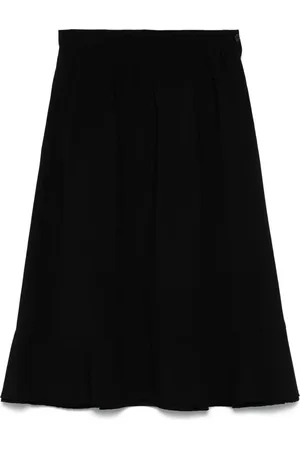 Comme des Garçons Falda midi con dobladillo doble 2000