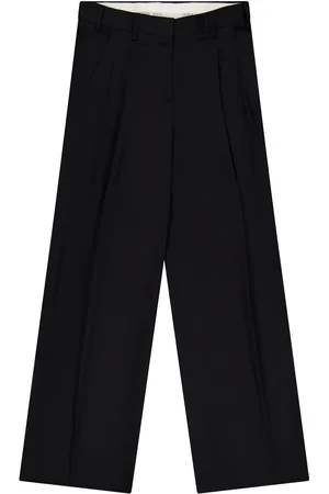 LANEUS Pantalones baggy con doble pinza